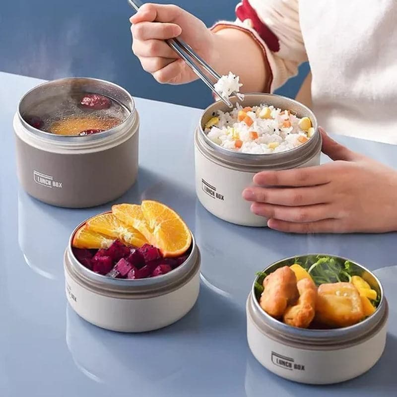 Stainless Steel Thermal Lunch Box For Work, School, And On The Go