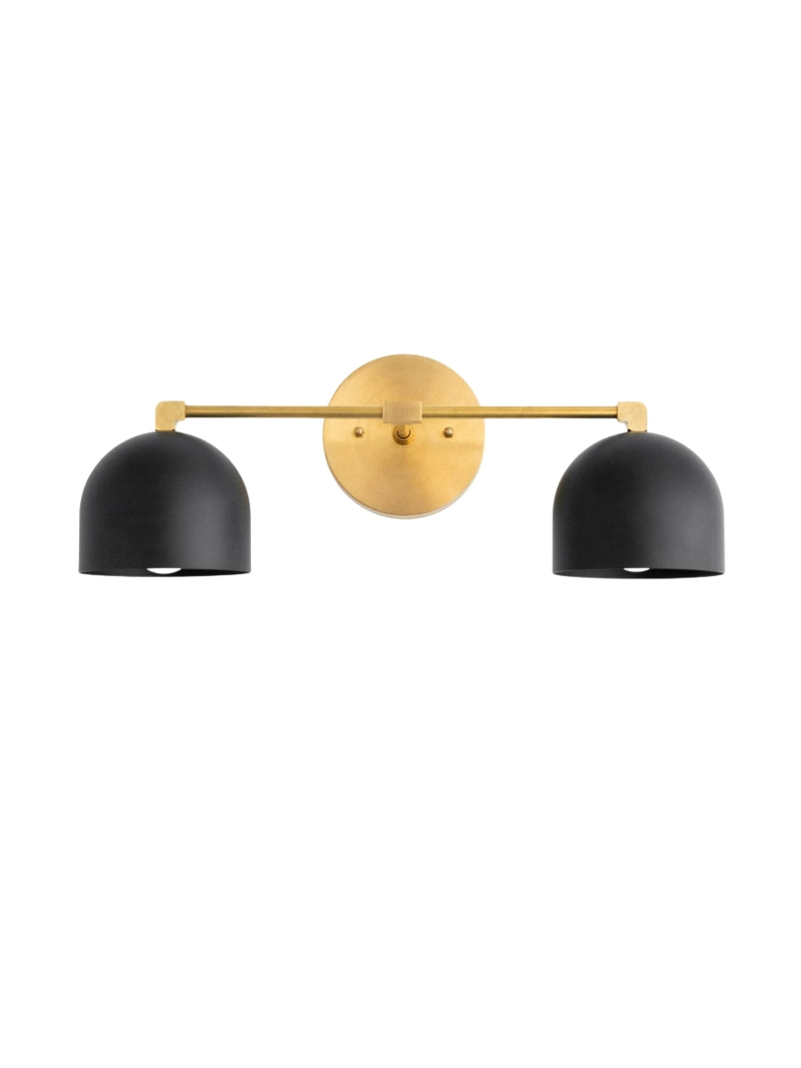Mid-Century Dome Wall Lamp With Retro Design For Bathroom And Hallway