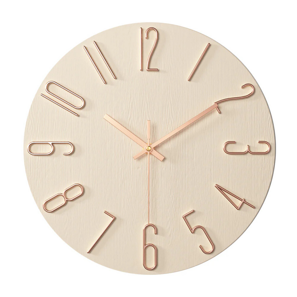30 cm vægur moderne stille quartz stue minimalistisk design