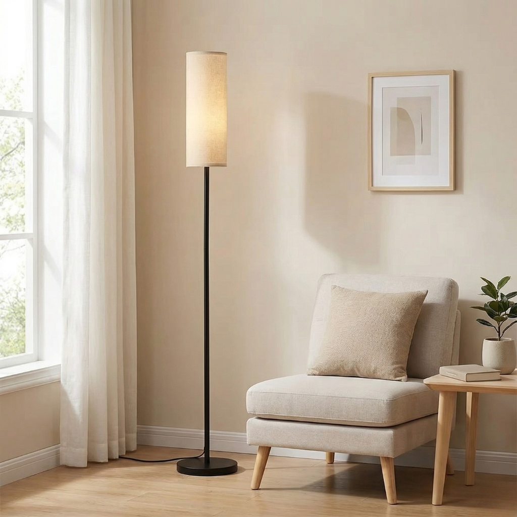 Floor Lamp With Dimmable LED Capability For Home Lighting Perfect For Living Rooms And Bedrooms