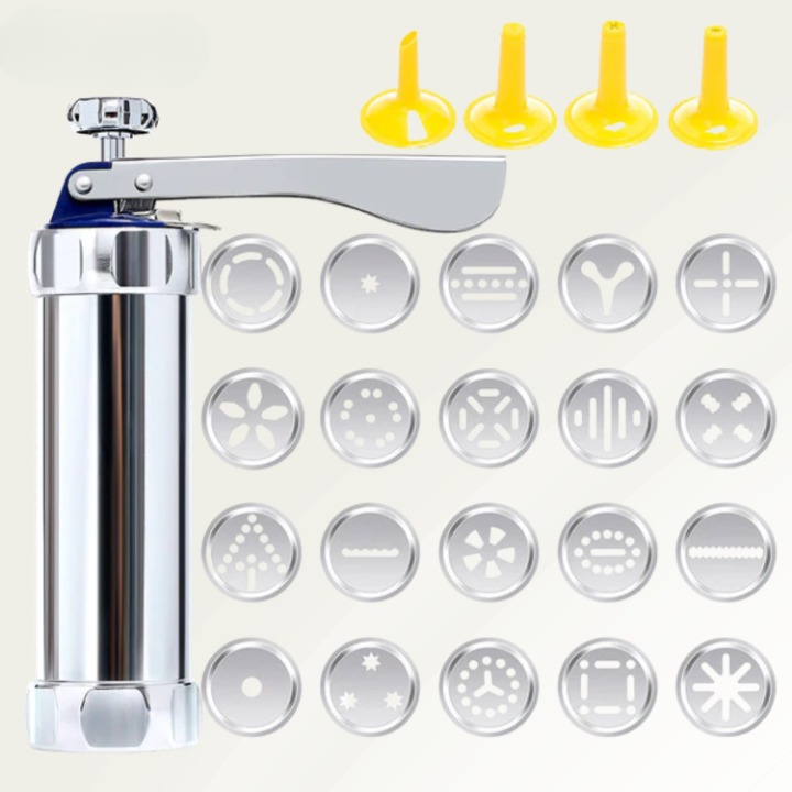 Formă din aluminiu pentru biscuiți — unealtă pentru modelarea uniformă a biscuiților