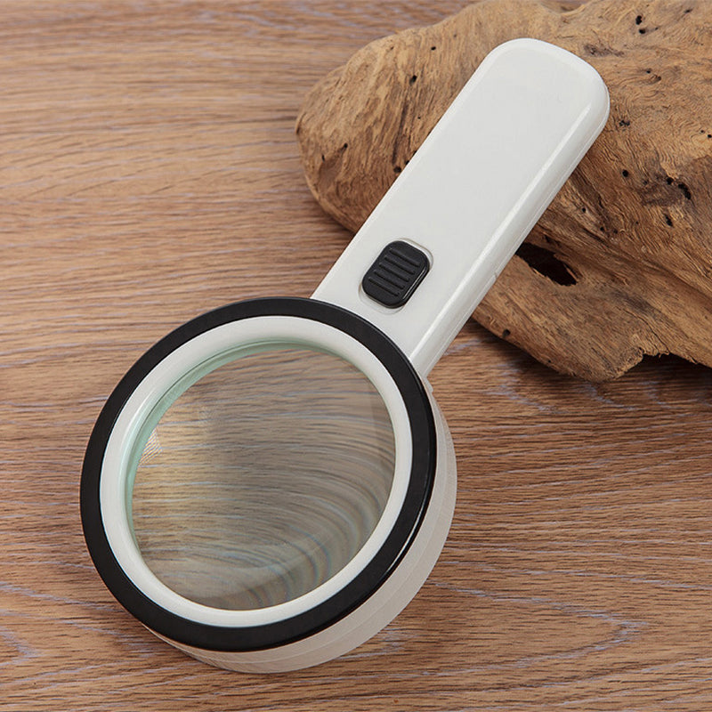 LED Reading Magnifier With 30X Magnification For Seniors And Vision Challenges