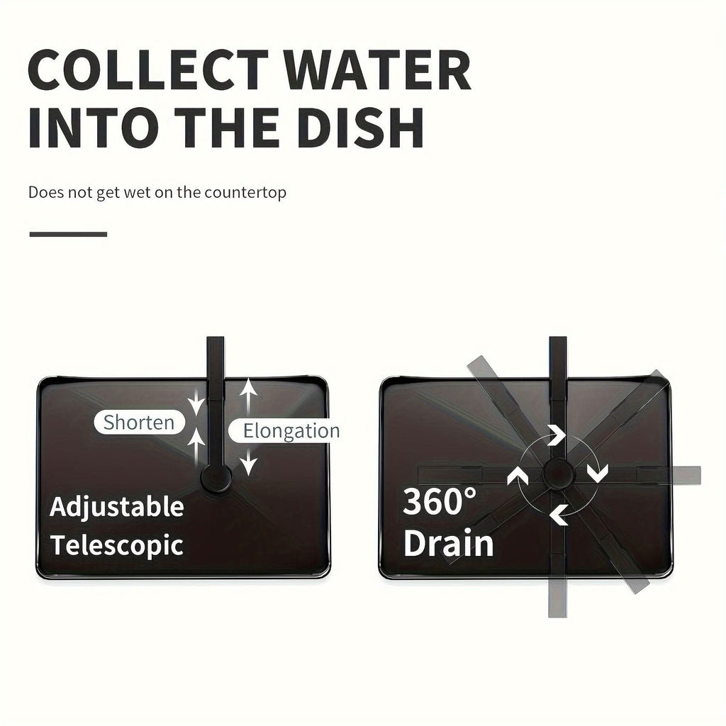 Scolapiatti DRIPMASTER — Organizer multifunzionale con drenaggio efficiente