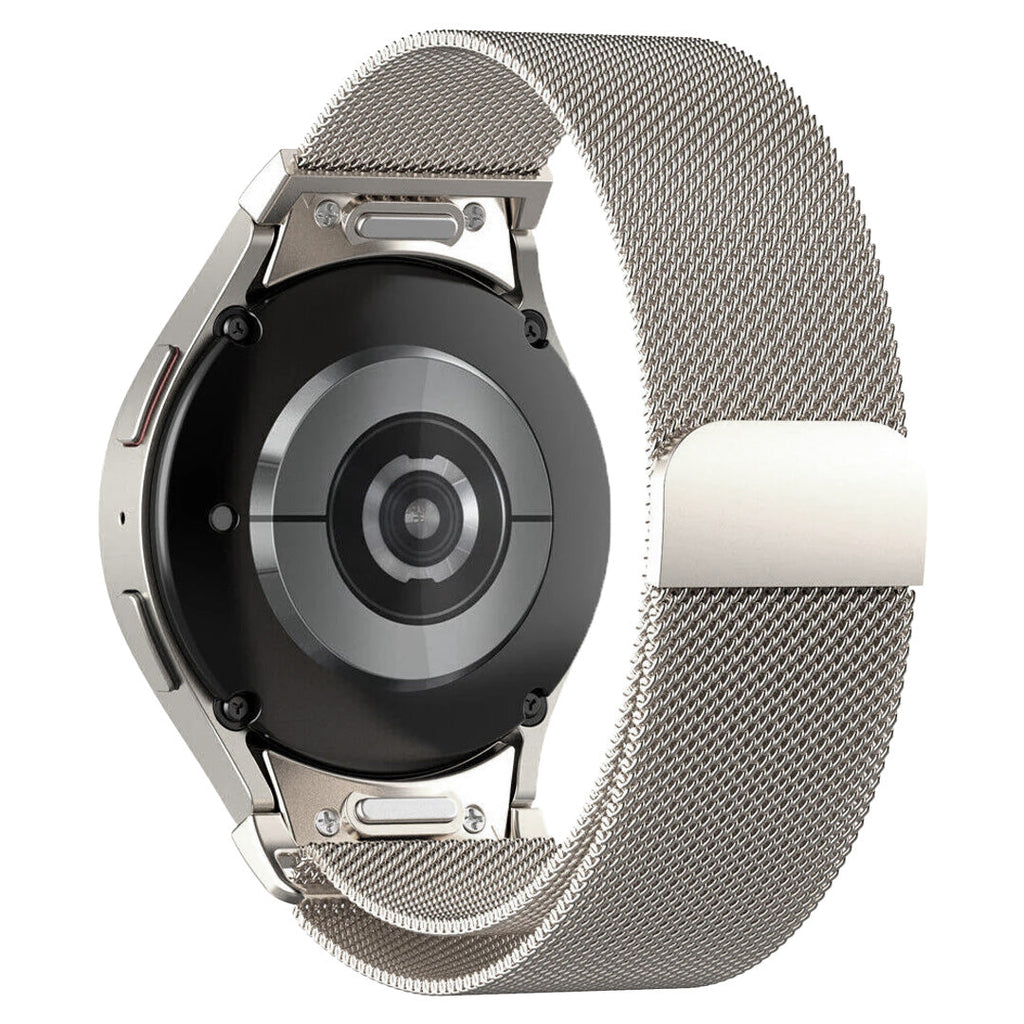 Μιλανέζικο λουράκι Champagne με κούμπωμα με ένα πάτημα για Samsung Galaxy Watch 6 40 mm