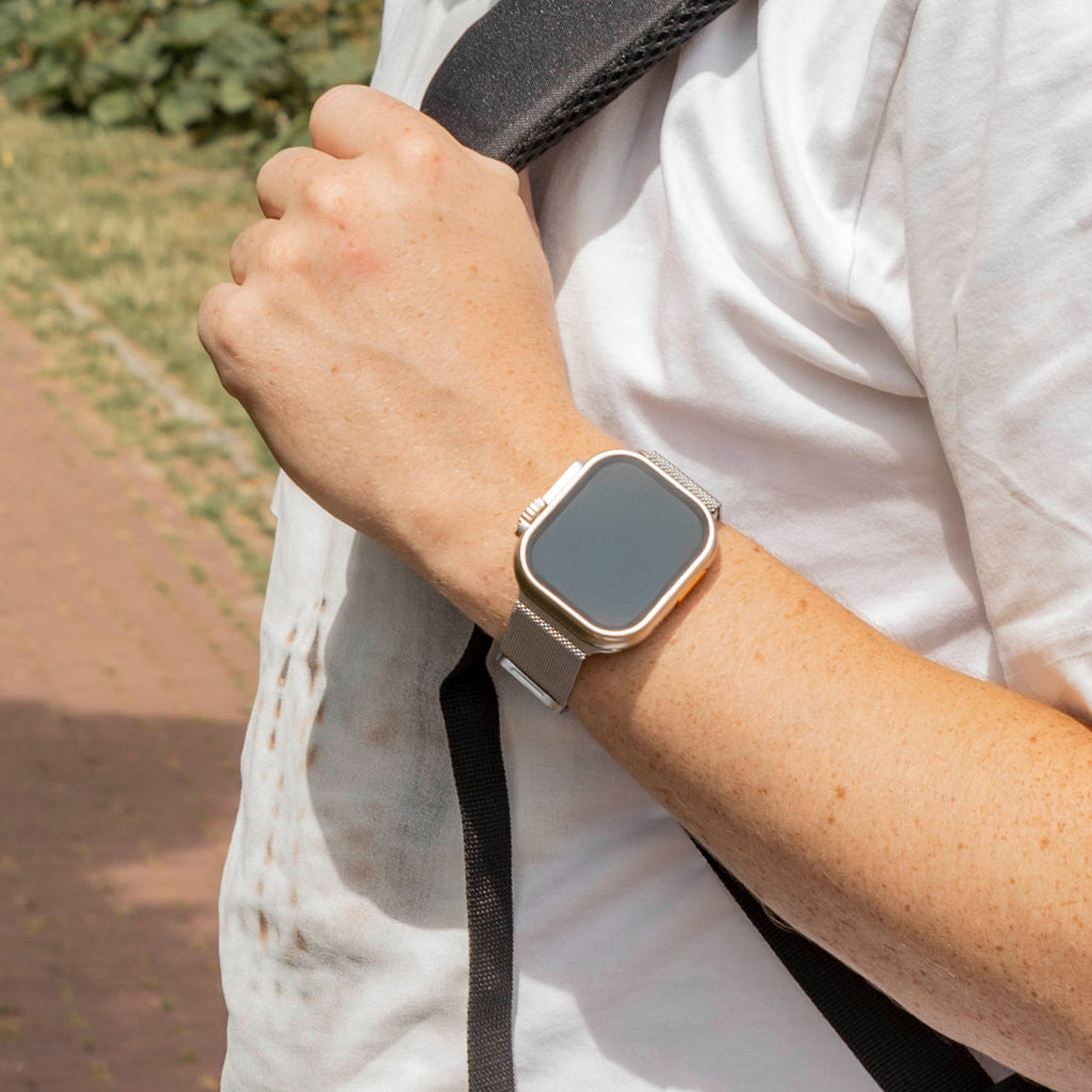 Milanesisk rem för Apple Watch — champagnefärgad finish