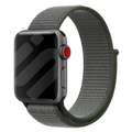Apple Watch Green Nylon Woven Comfort Strap