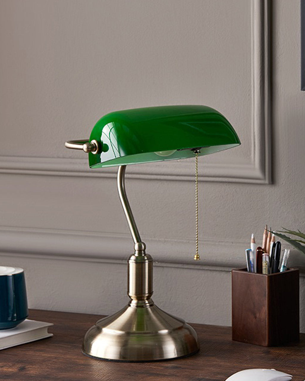 Banker Lamp Vintage Desk Lamp With Timeless Style For Living Spaces And Home Offices