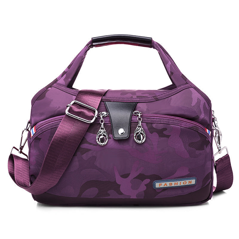 Geantă crossbody antifurt din nailon — design hidrofug, compartimente multiple, funcții de securitate ascunse