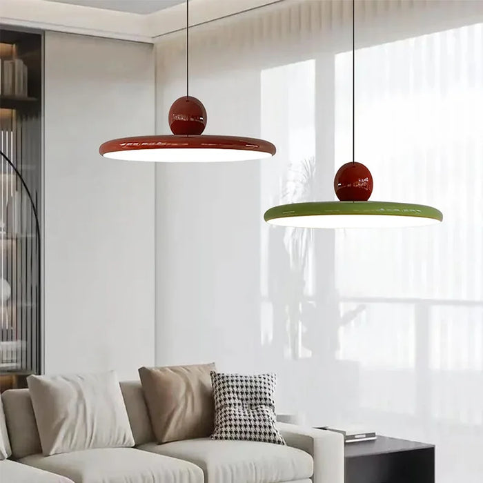Lyrene Pendant Light In Cream Glass Finish With Nordic LED For Modern Living Rooms And Home Offices