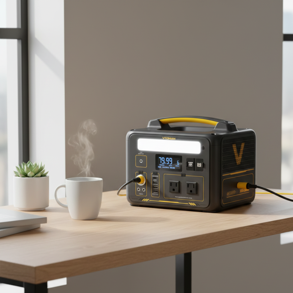 Lightweight Solar Generator For Off Grid Power And Emergency Backup Power Station