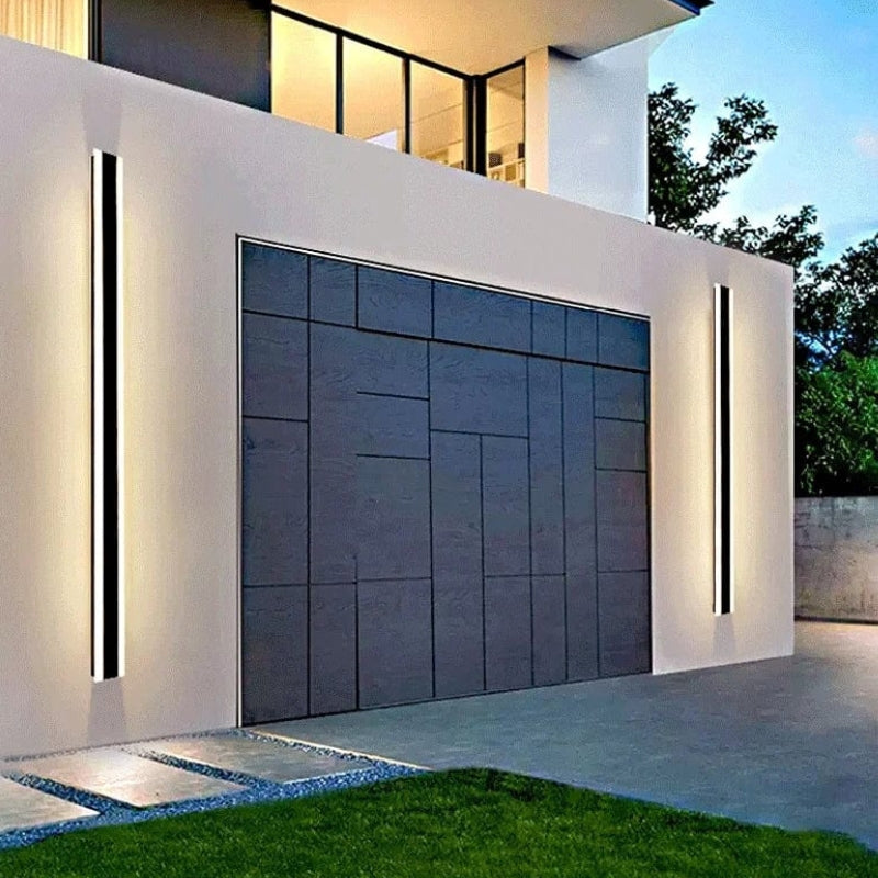 NovaLuma Dimmable Outdoor Sensor Light Wall LED Waterproof Fixture Perfect For Entrances And Porches