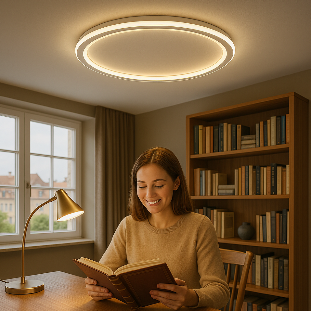 Nordic SkagaNova Dimmable LED Ceiling Light With Warm White Glow For Modern Living Spaces