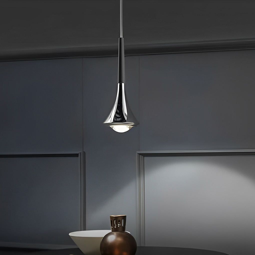 Aurelia AquaDrop Pendant Lamp With Warm Ambient Glow For Contemporary Living Spaces