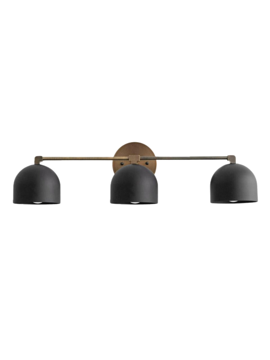 Mid-Century Dome Wall Lamp With Retro Design For Bathroom And Hallway