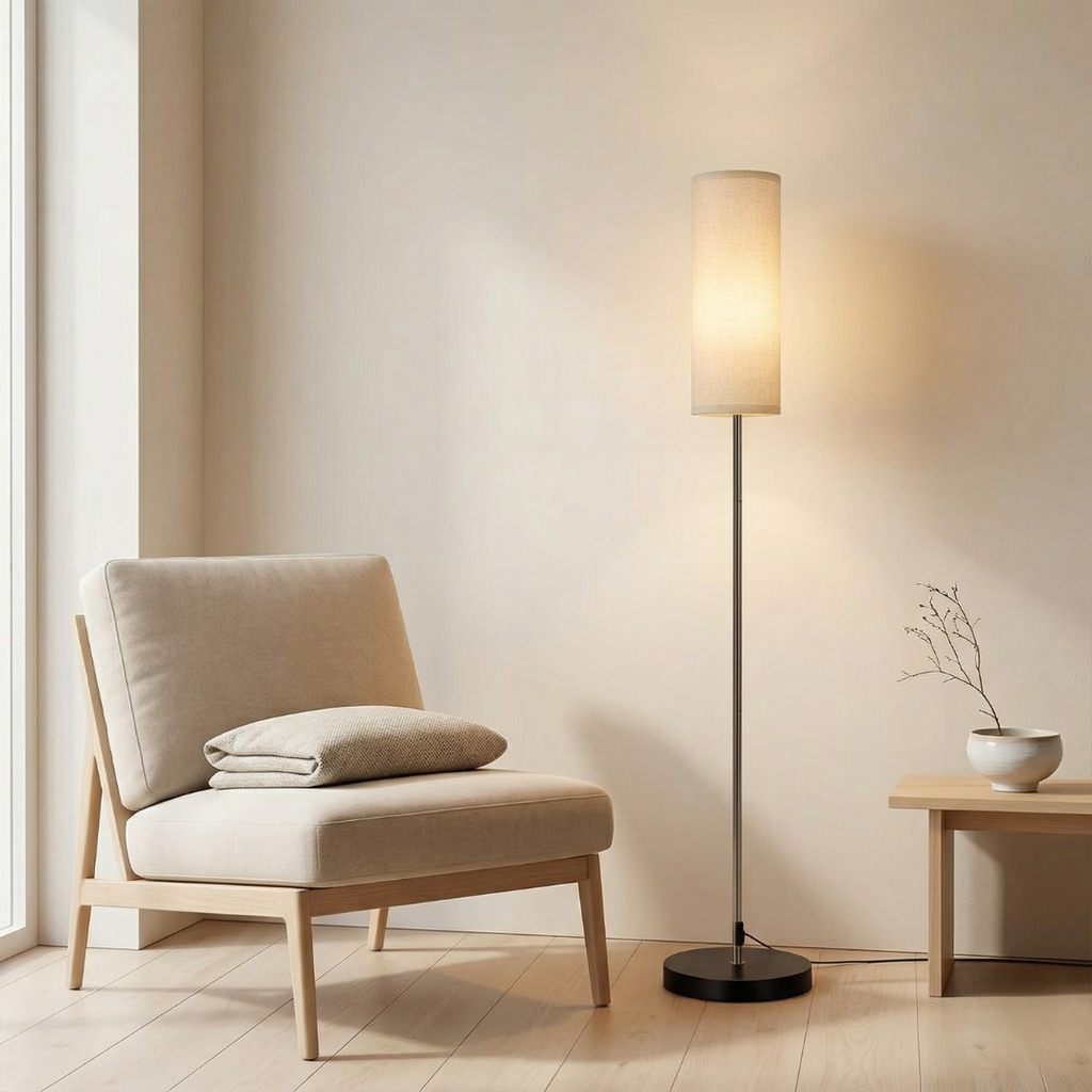 App Controlled RGB Floor Lamp For Customizable Ambient Lighting In Any Room Or Office Space