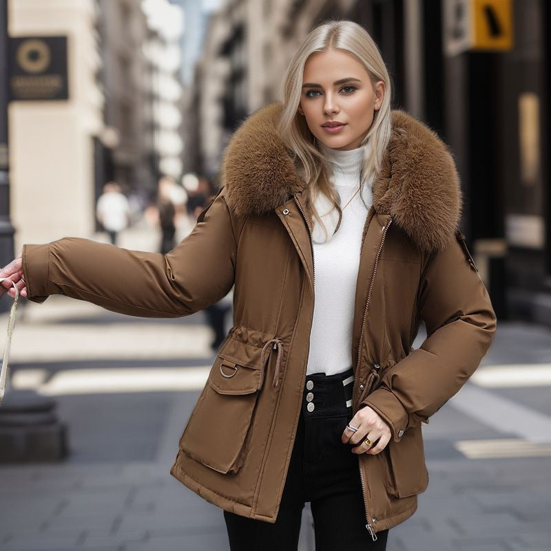 Parka épaisse doublée en polaire