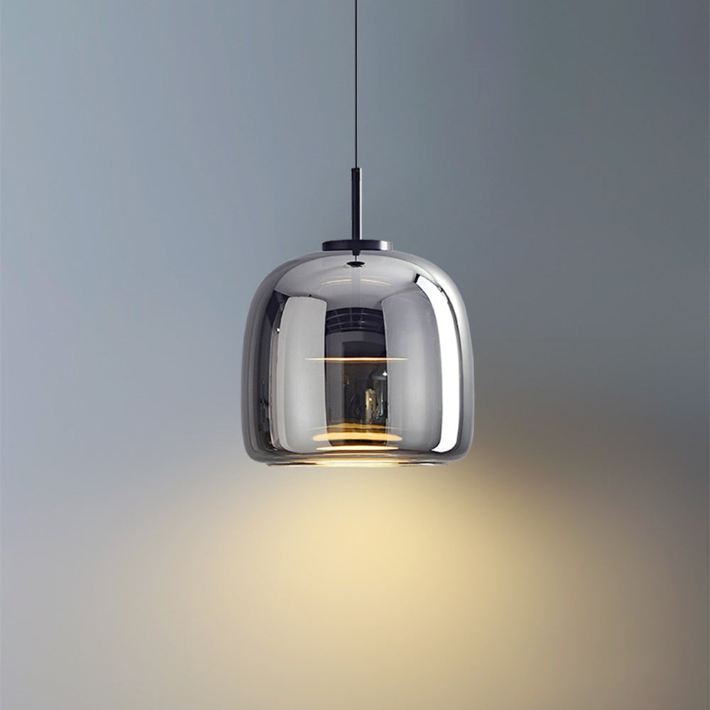 Amber Glow Pendant From Quorra Suited To Vintage Bedroom And Living Room Use In Homes