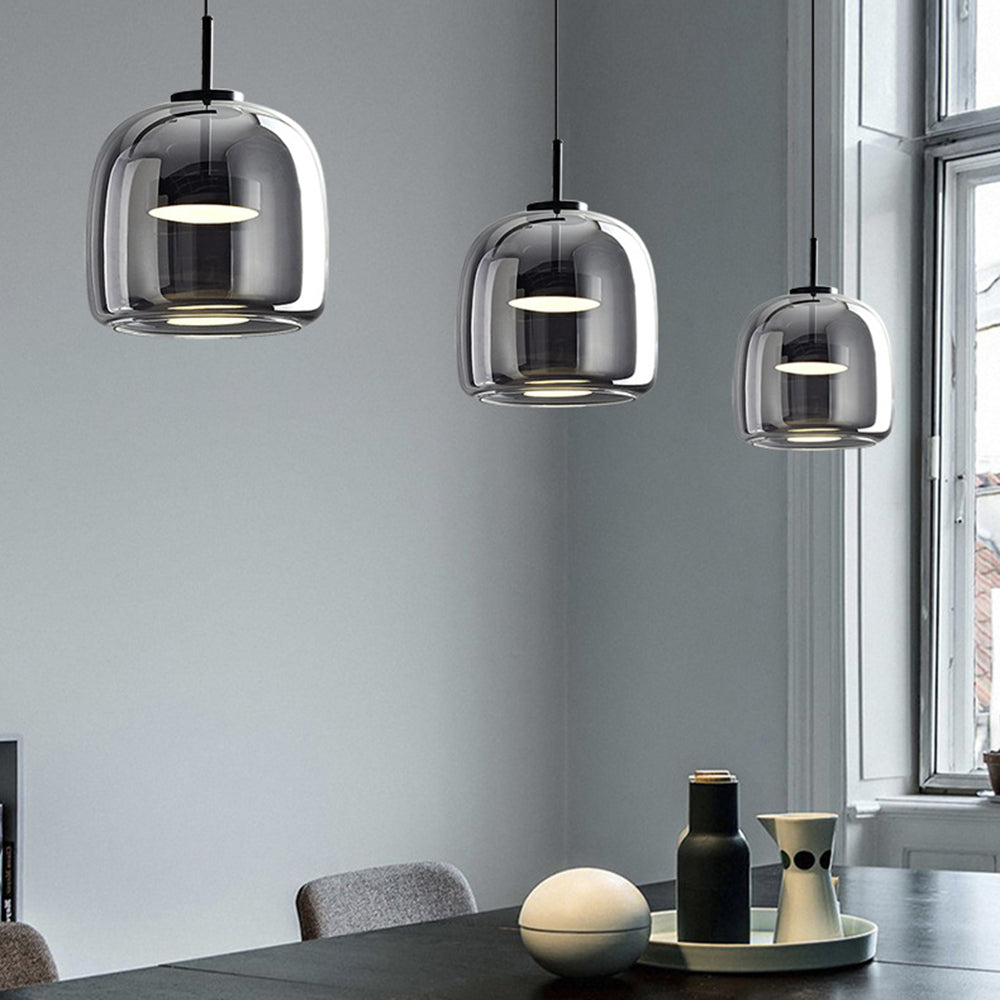 Amber Glow Pendant From Quorra Suited To Vintage Bedroom And Living Room Use In Homes