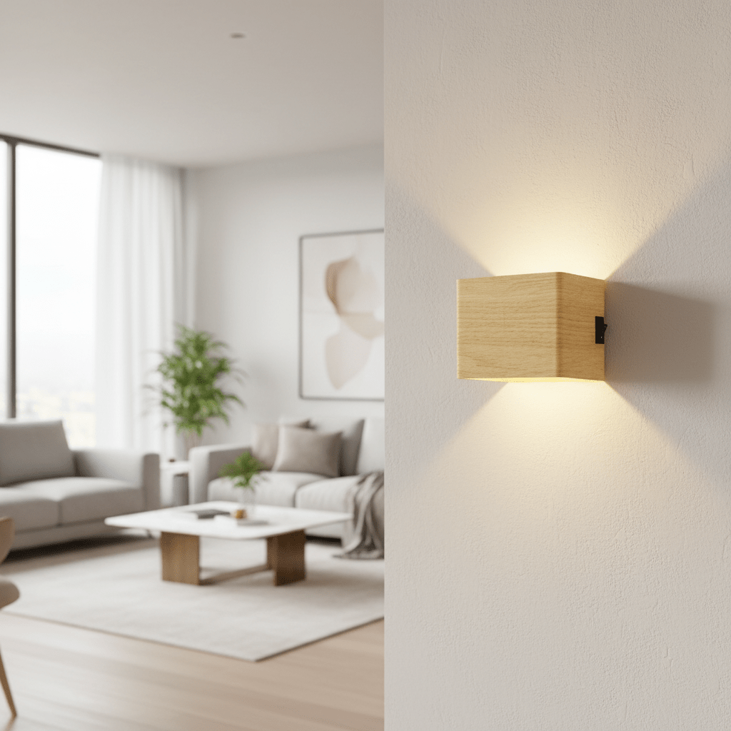 LumaFlex trådløs LED-vegglampe — Justerbar lysstråle, USB-batteridrevet