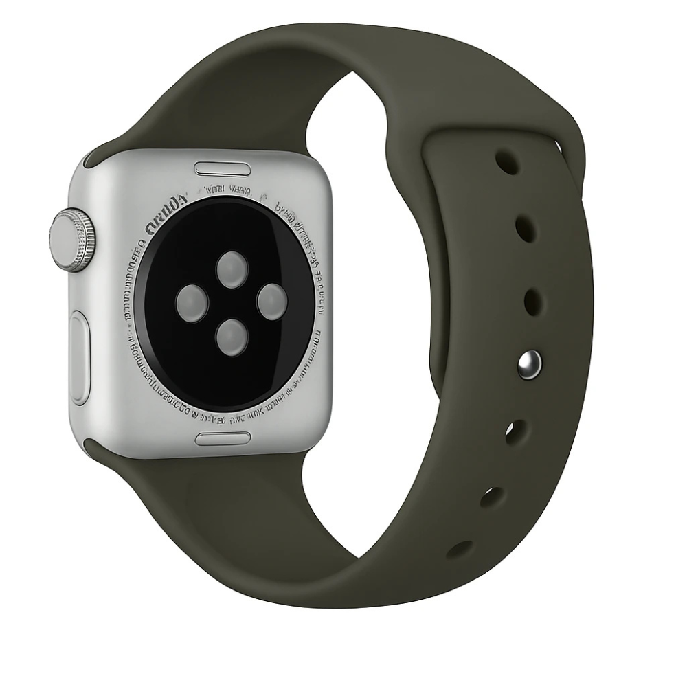 Apple Watch Silicone Strap — Army Green
