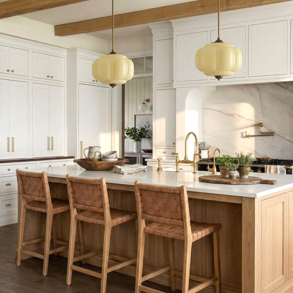 Vintage Milk Glass Ceiling Light With Fluted Rim White Pink Green Matte Glass Brass Black