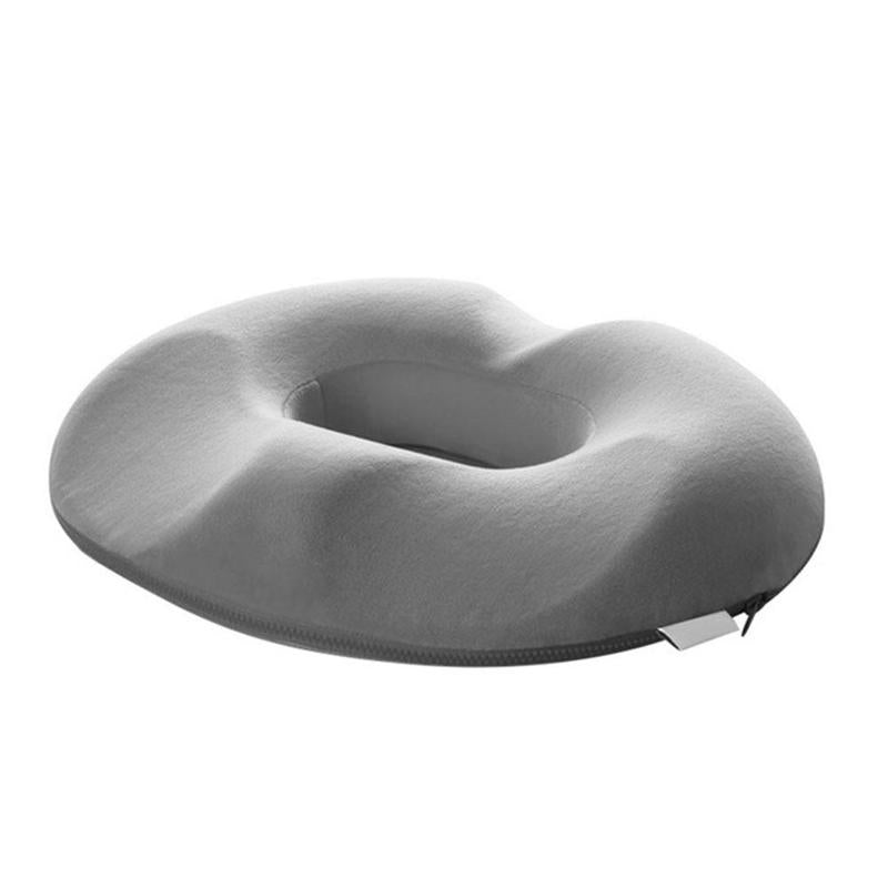 Donut Memory Foam Seat Cushion With Center Opening For Pressure Relief