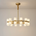 LumenSphere Brass Pendant Light Fixture For Kitchen Area With Modern Elegant Style And Simple Shine