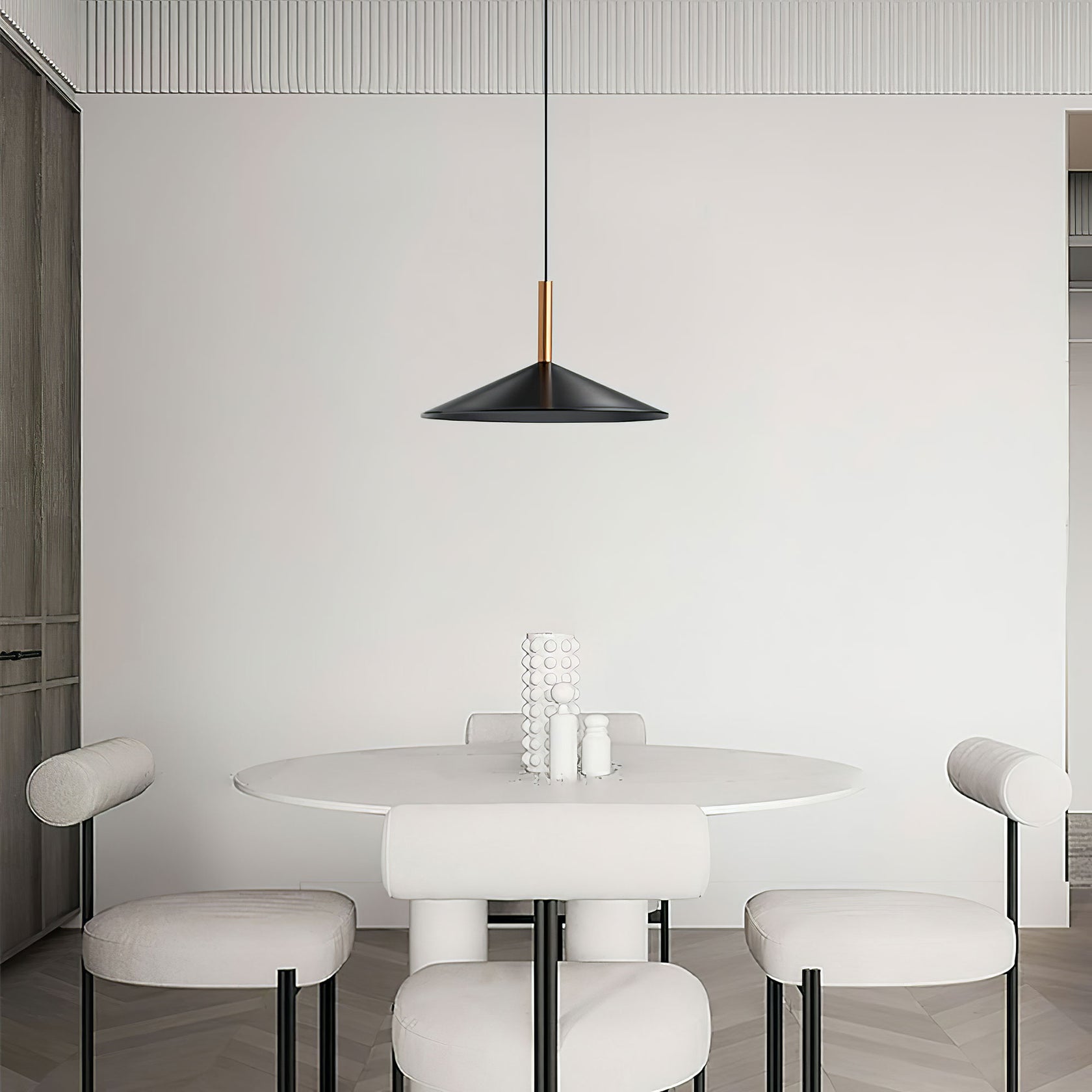 Quanta Pendant Light In A Cone Shape Soft Glow With Subtle Ambience For Modern Living