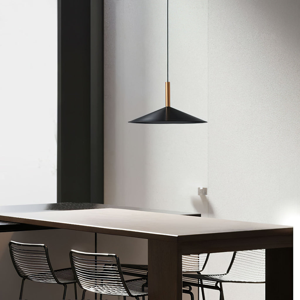 Quanta Pendant Light In A Cone Shape Soft Glow With Subtle Ambience For Modern Living