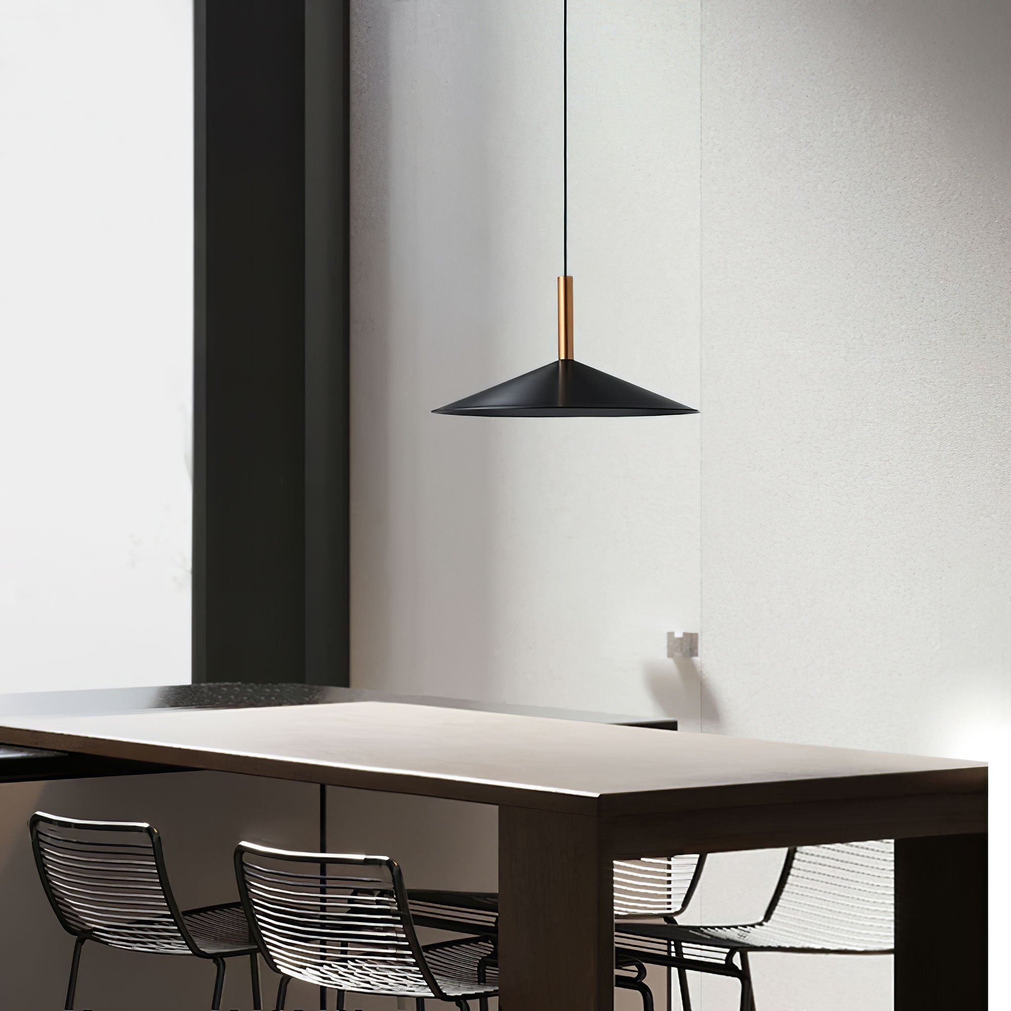 Quanta Pendant Light In A Cone Shape Soft Glow With Subtle Ambience For Modern Living