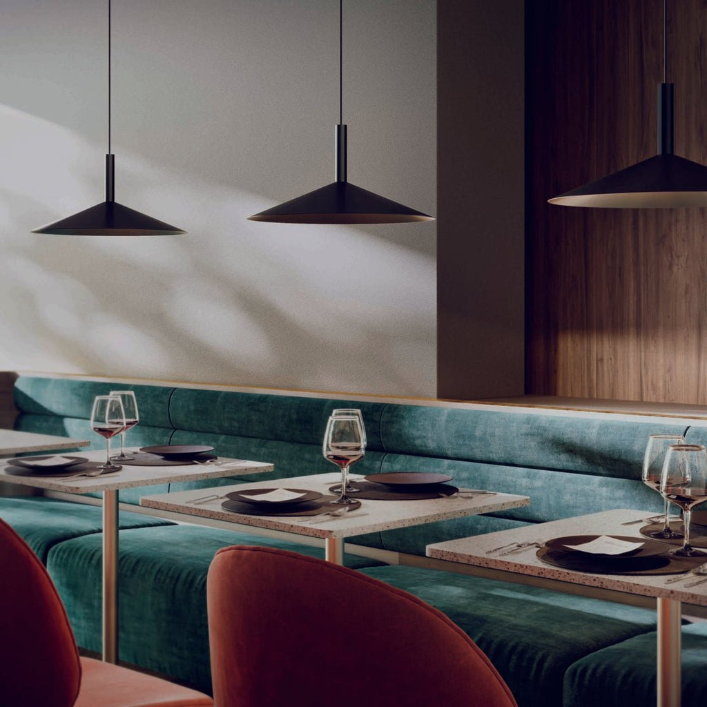 Quanta Pendant Light In A Cone Shape Soft Glow With Subtle Ambience For Modern Living