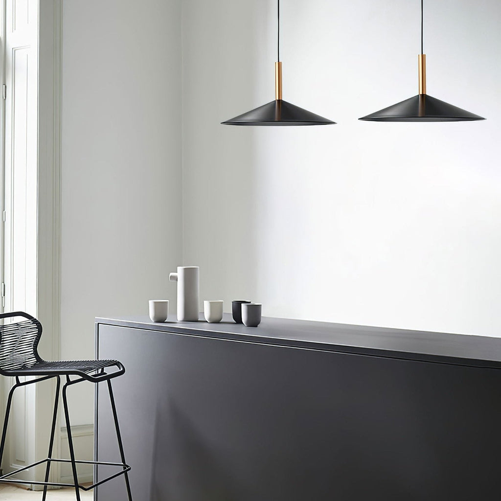 Quanta Pendant Light In A Cone Shape Soft Glow With Subtle Ambience For Modern Living