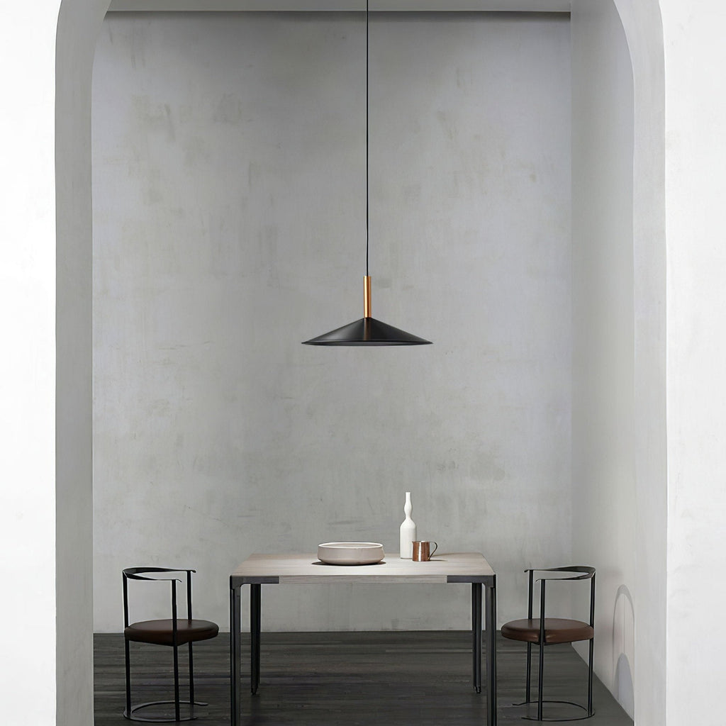 Quanta Pendant Light In A Cone Shape Soft Glow With Subtle Ambience For Modern Living