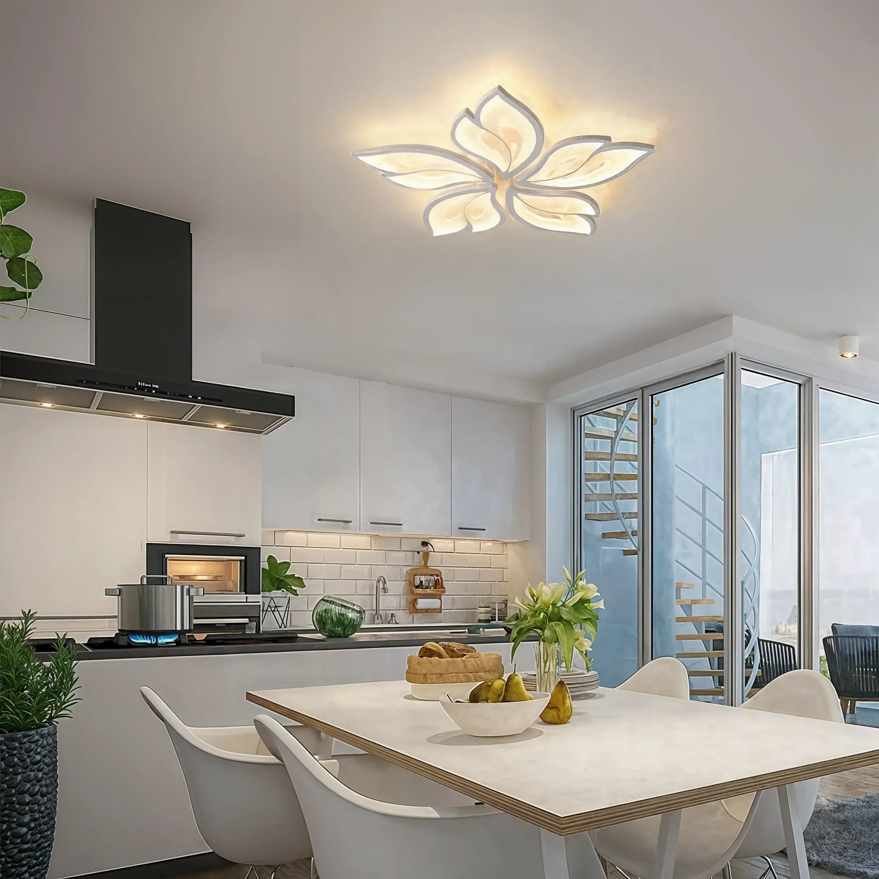 Nexora Modern Chandelier For Kitchen And Living Room Stylish And Practical Ceiling Light