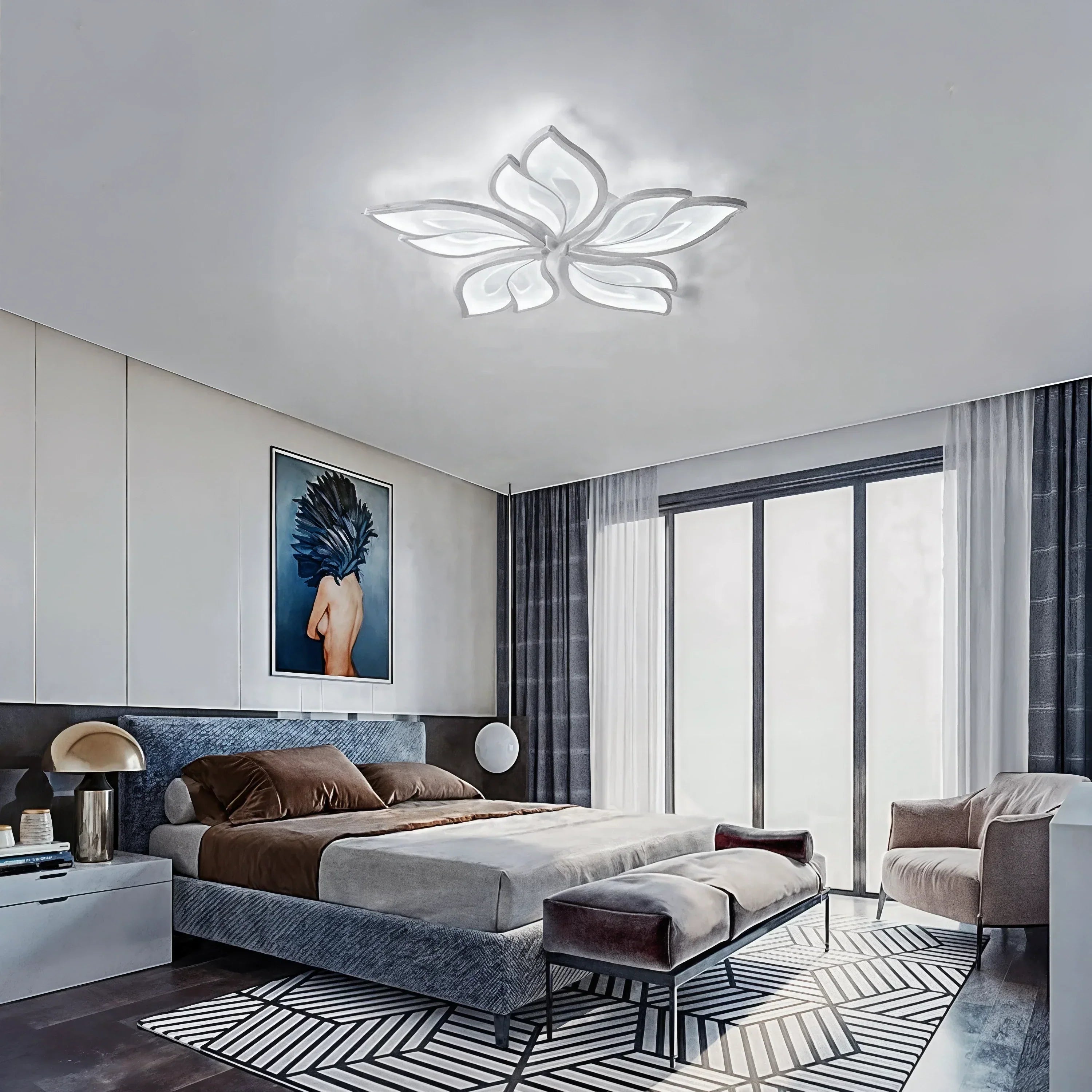 Nexora Modern Chandelier For Kitchen And Living Room Stylish And Practical Ceiling Light