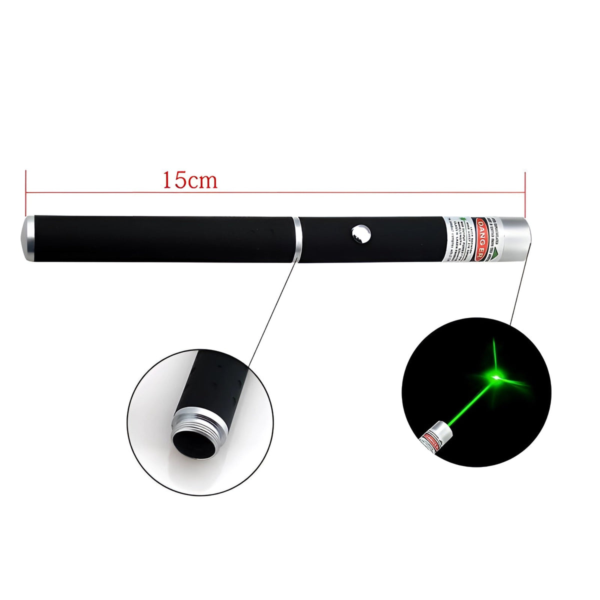 AstraBeam Laser Pointer — Adjustable Focus Control, Multiple Color Options