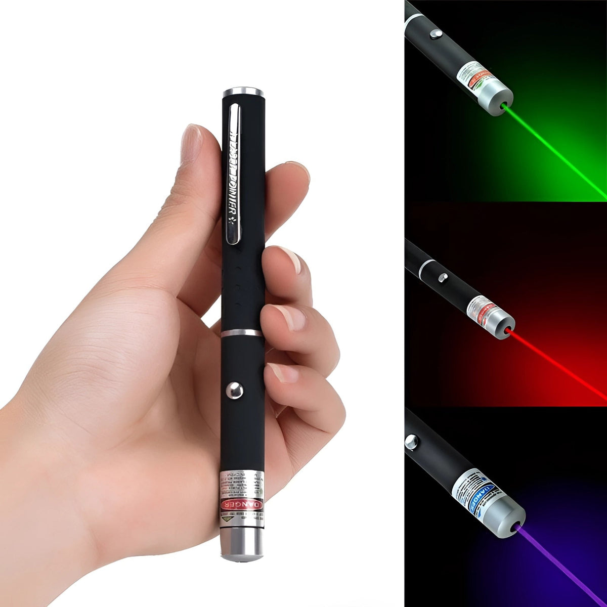 AstraBeam mehrfarbiger Laserpointer - einstellbarer Fokus, Strahl mit großer Reichweite, kompaktes Design