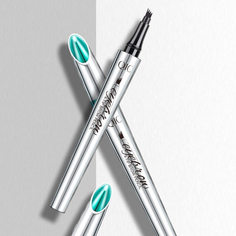 Four-Tip Waterproof Eyebrow Pen For Microblading Look That Lasts Up To 36 Hours
