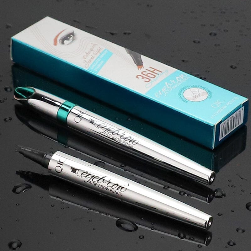 Four-Tip Waterproof Eyebrow Pen For Microblading Look That Lasts Up To 36 Hours
