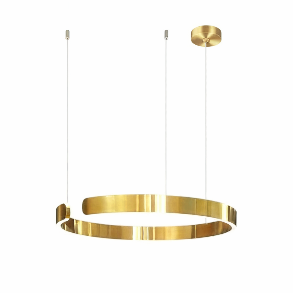 HaloRing Pendant With Floating Geometric Ring Design For Modern Living Spaces That Elevate Any Room