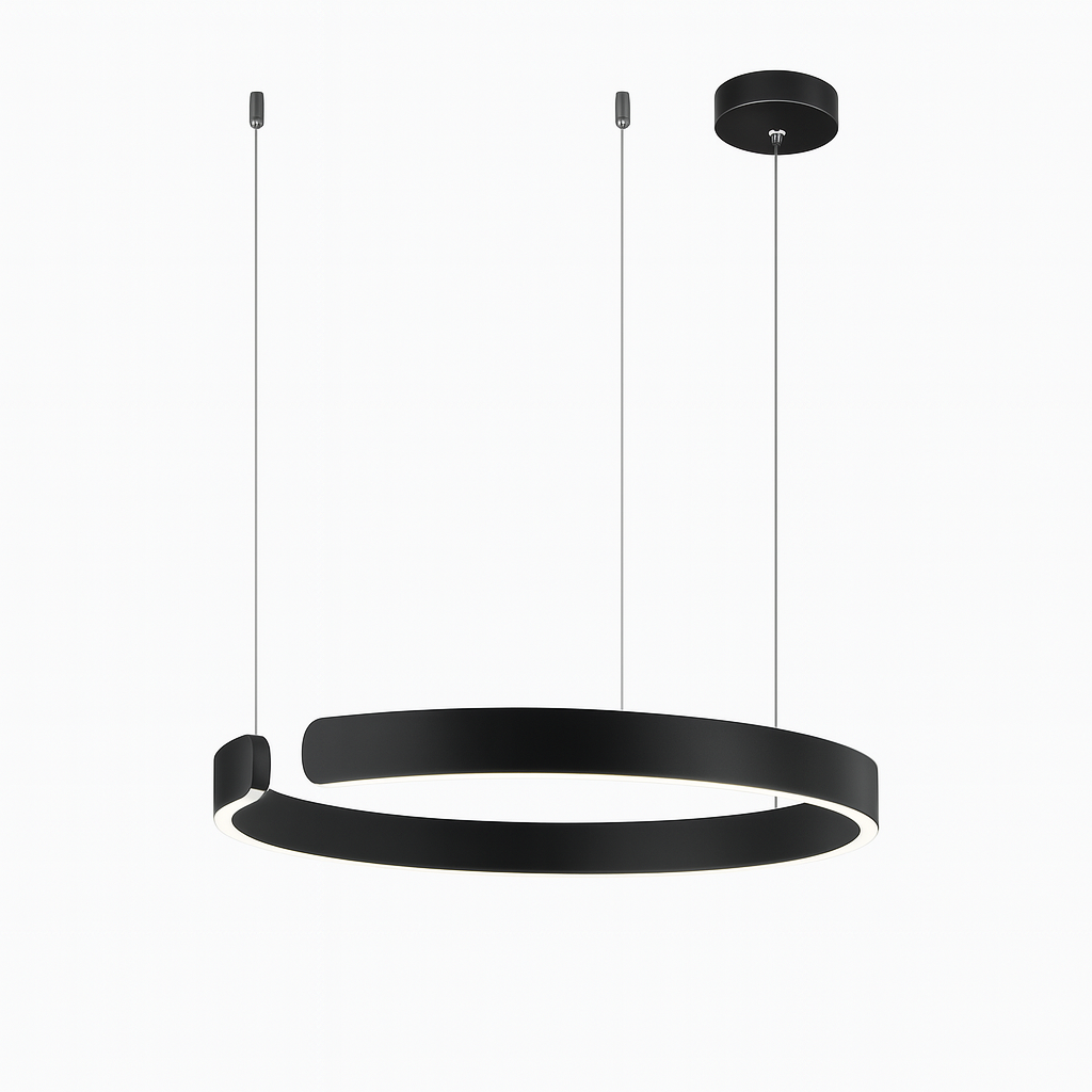 HaloRing Pendant With Floating Geometric Ring Design For Modern Living Spaces That Elevate Any Room