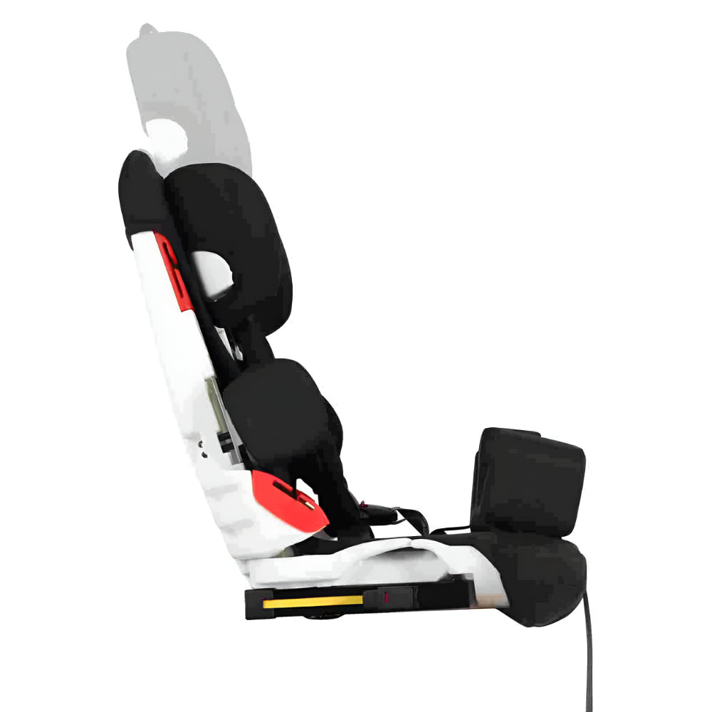 Adjustable Child Car Seat With Five-Point Harness In Black