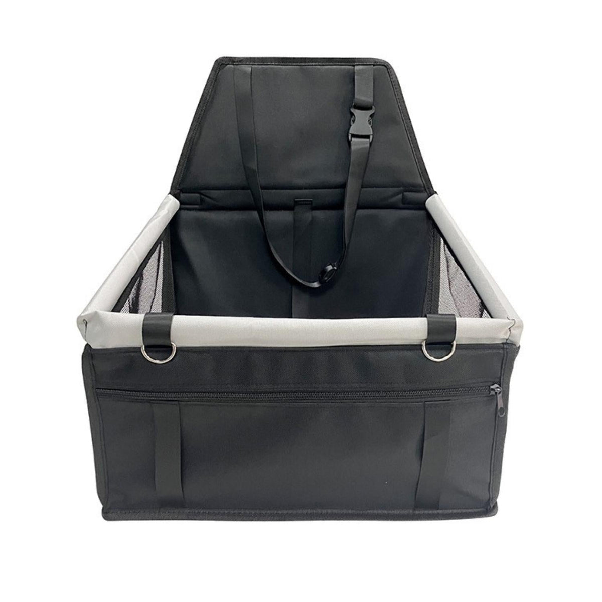 Asiento elevado para automóvil para perros AutoPaw - tela impermeable, base antideslizante