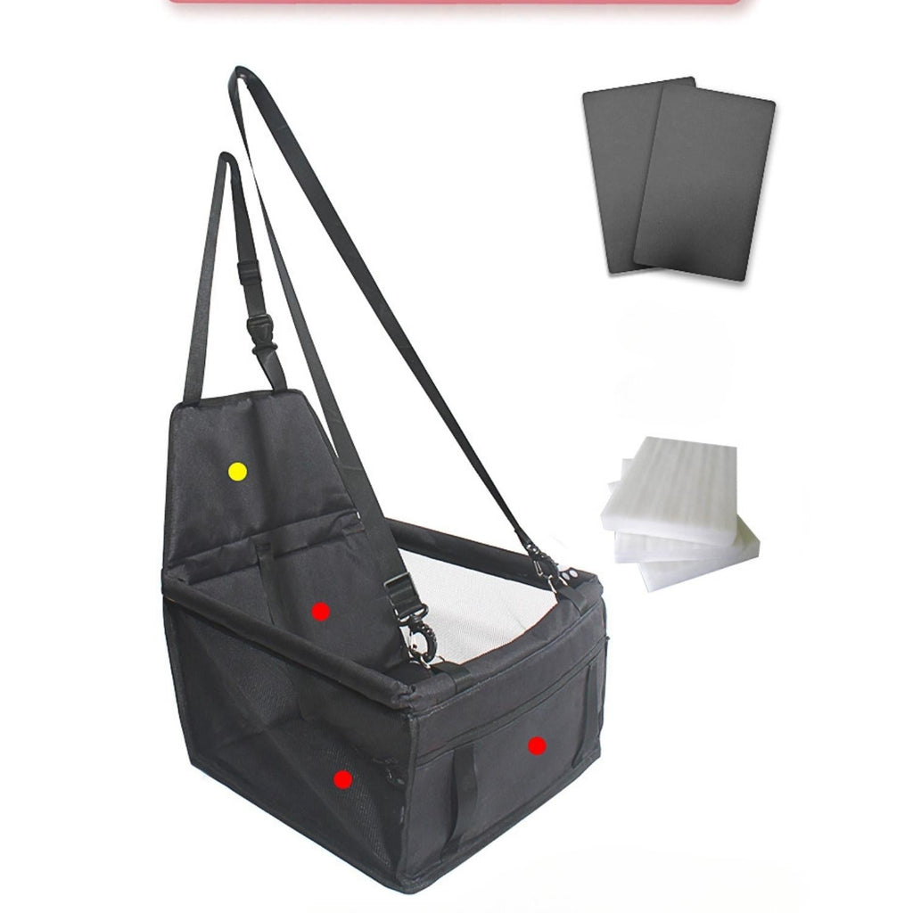 Asiento elevado para automóvil para perros AutoPaw - tela impermeable, base antideslizante