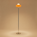NovaLumen Elegant Glass Floor Lamp For Modern Living Spaces With Warm Ambiance At Home