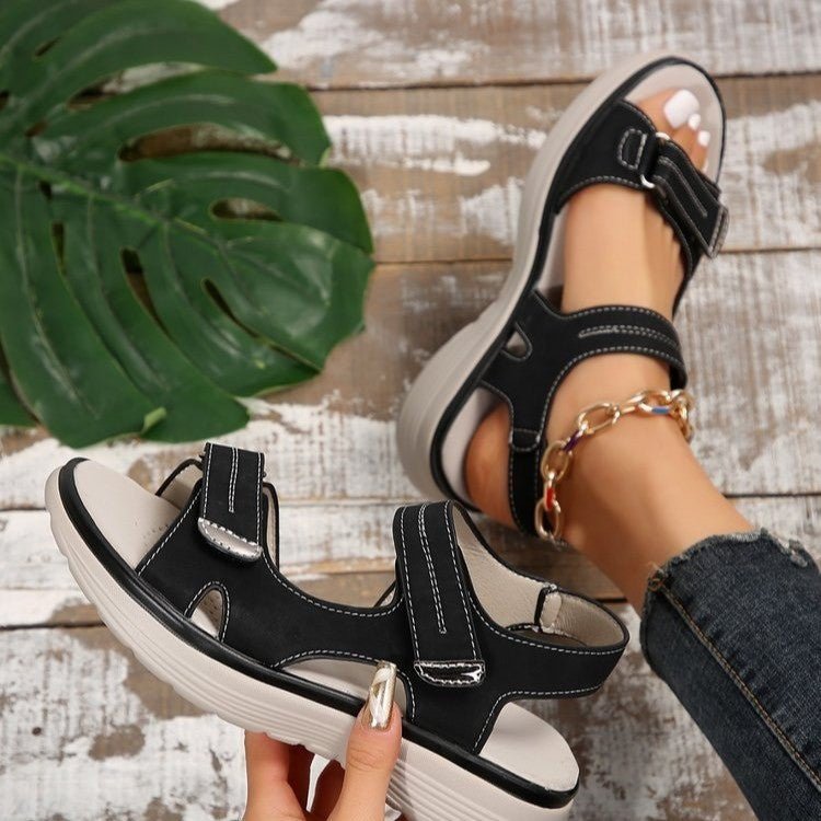 StrideNova Women's Comfort Sandals — Adjustable Support Straps, Orthopedic Sole