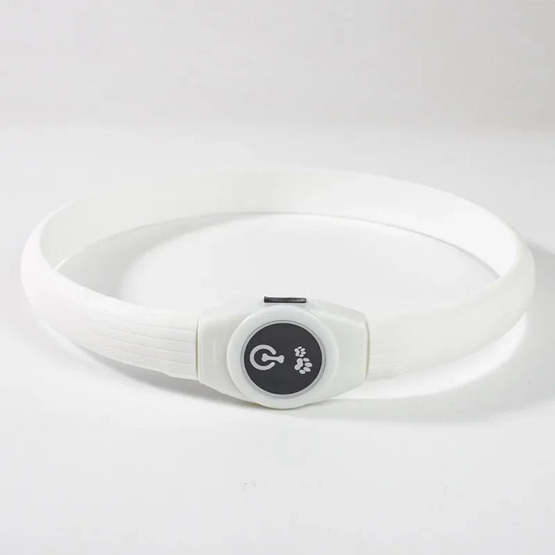 LumaPaw ledhalsband voor honden — via USB oplaadbaar, waterdicht, meerdere kleurmodi