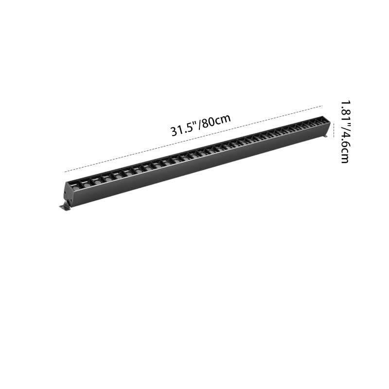 AXISLUME Plafonnier LED linéaire — éclairage directionnel orientable à 90°
