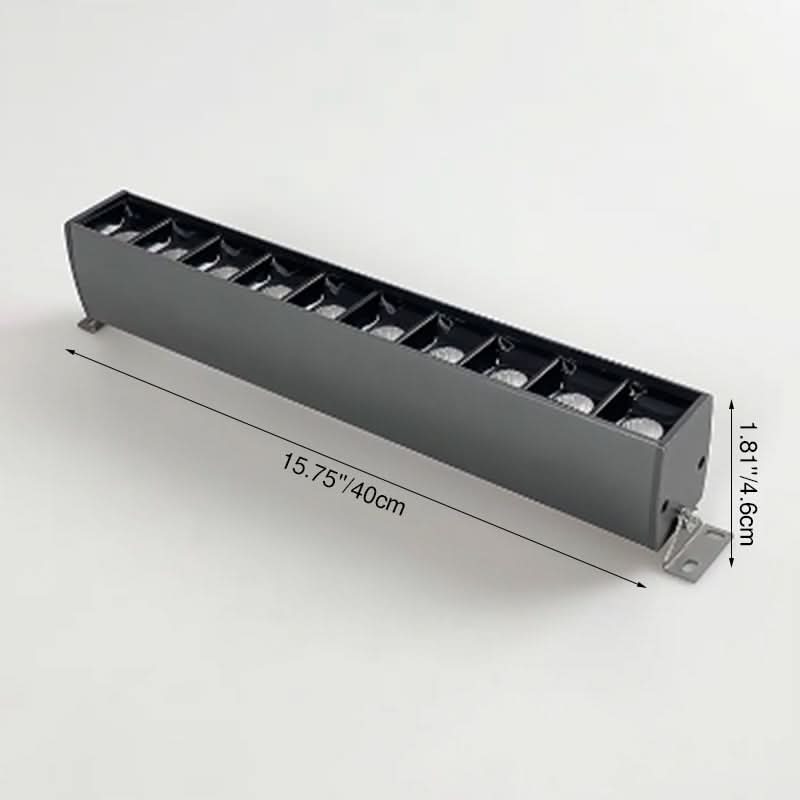 AXISLUME Plafonnier LED linéaire — éclairage directionnel orientable à 90°
