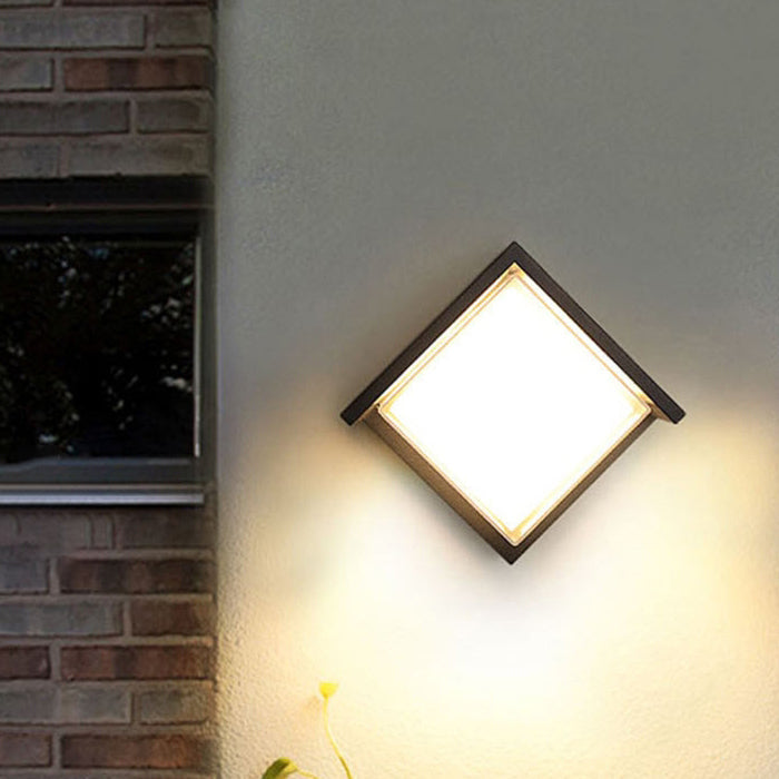 Modern Outdoor Wall Light LED IP54 Round And Square Profile